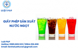 Giấy phép sản xuất Nước ngọt