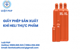 Giấy phép sản khí Heli thực phẩm