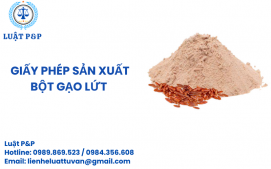 Giấy phép sản xuất Bột gạo lứt