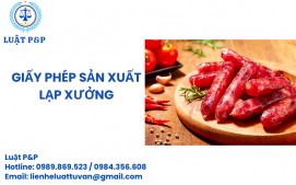 Giấy phép sản xuất Lạp xưởng