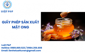 Giấy phép sản xuất mật ong