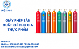 Giấy phép sản xuất khí phụ gia thực phẩm