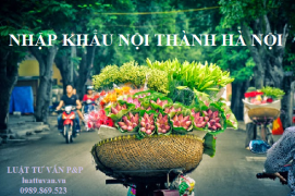 Thủ tục nhập khẩu nội thành Hà Nội