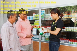 Thủ tục xin cấp giấy phép kinh doanh thuốc bảo vệ thực vật