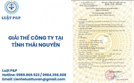 Giải thể công ty tại tỉnh Thái Nguyên