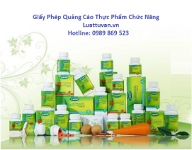 Thủ tục xin giấy phép quảng cáo thực phẩm chức năng