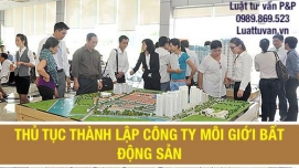 Thành lập công ty môi giới bất động sản