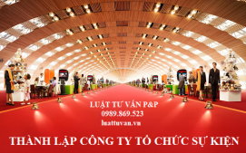 Thành lập công ty tổ chức sự kiện