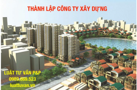 Thành lập công ty xây dựng