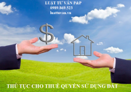 Thủ tục cho thuê quyền sử dụng đất