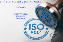 Thủ tục xin giấy chứng nhận ISO 9001