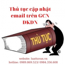 Thủ tục cập nhật địa chỉ email trên giấy chứng nhận đăng ký doanh nghiệp