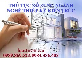 Thủ tục bổ sung ngành nghề thiết kế kiến trúc