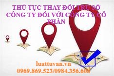 Thủ tục thay đổi địa chỉ  công ty cổ phần