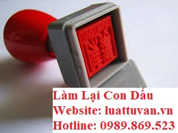 Thủ tục làm lại con dấu