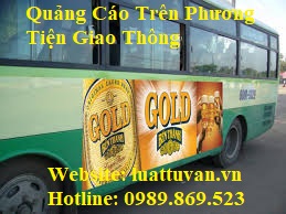 Quy định về quảng cáo trên phương tiện giao thông